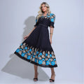 Vestido feminino bordado bonito