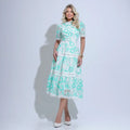Vestido Feminino Branco Renda Cinto Acinturado Floreari