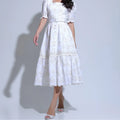 Vestido Feminino Branco Leve Floreari