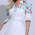 Vestido Feminino Branco Refrescante Floreari