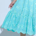 Conjunto Feminino Menta Bordado Delicado Evento Social Floreari