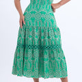 Vestido Feminino Verde Primavera Verão Floreari