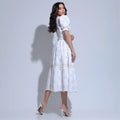 Vestido Feminino Branco Exclusivo Floreari