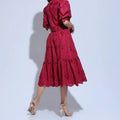 Conjunto Feminino Vermelho Sofisticado Floreari