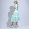 Vestido Feminino Branco Babados Delicados Floreari