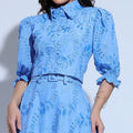 Conjunto Feminino Azul Clássico Floreari