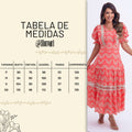 Vestido Feminino Coral Tabela Floreari