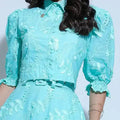Conjunto Feminino Bordado Floral Midi Modesto Floreari